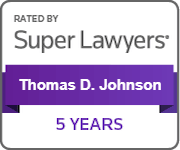 Thomas Johnson Super Lawyers Milestone Badge